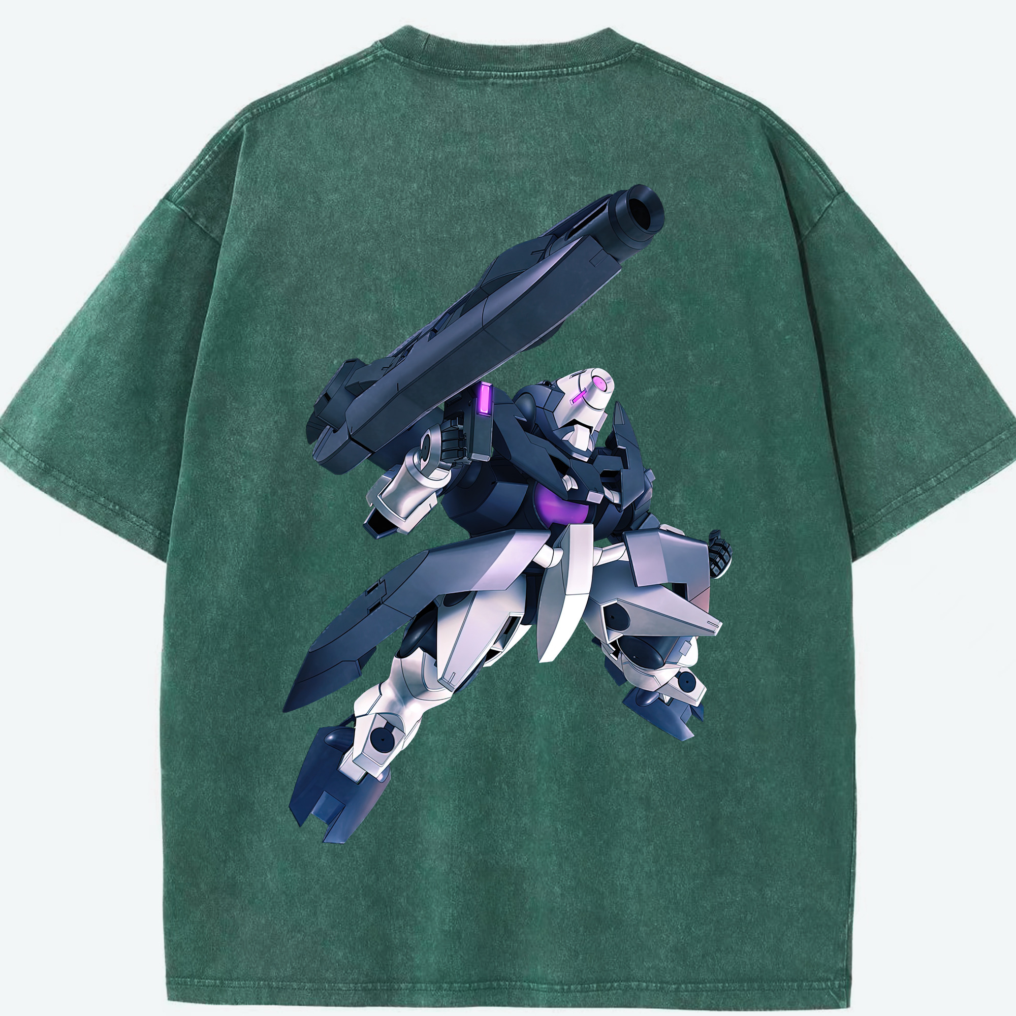 （画像用） 機動戦士ガンダム Mobile Suit Gundam 綿100% ヴィンテージ風 半袖Tシャツ（背面プリント）